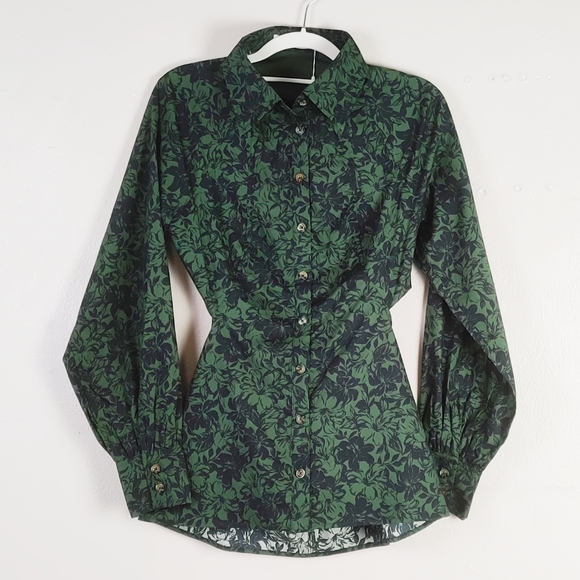 Third Form Size 4 Garden Party Long Sleeve Top Shirt Cutout Exposed Back Date - Picture 1 of 12